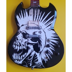 The Exploited Tribute Miniature Guitar Exclusive