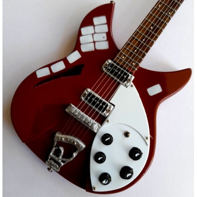 Paul Weller Stickered 10" Miniature Tribute Guitar