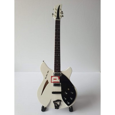 Paul Weller The Total Look 10" Miniature Tribute Guitar White