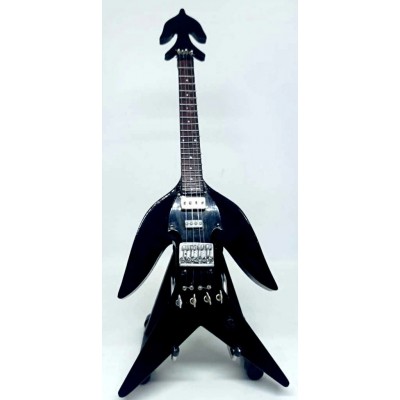 Pete Overend Watts Black Swallow 10" Miniature Tribute Bass  Guitar