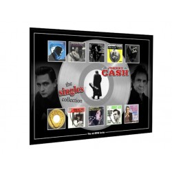 Johnny Cash Plectrums 45rpm tribute Set Display