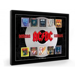 AC/DC Plectrum 45rpm tribute Set Display
