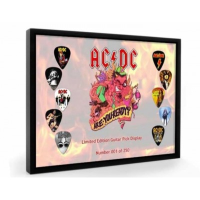 AC/DC Tribute Plectrum Display